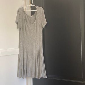 Gray Acemi mini T-shirt dress